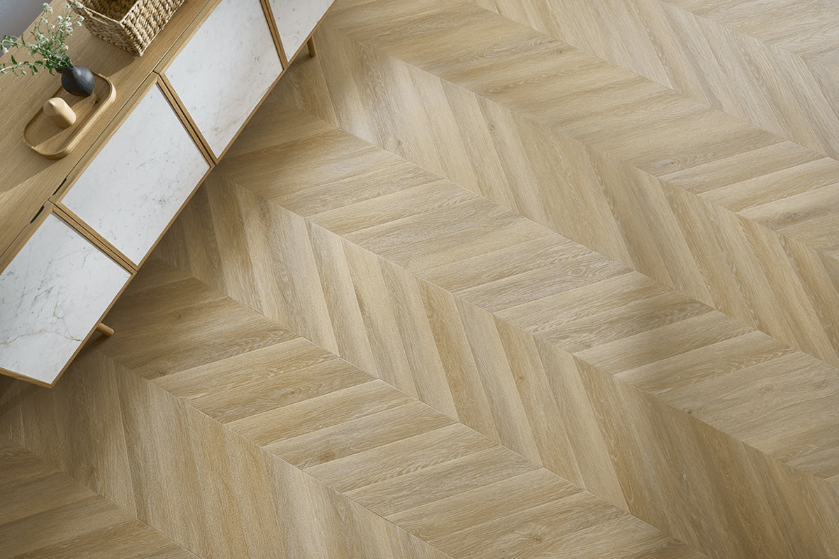 Parchet SPC Arbiton JOHANES OAK 222 CLC CHEVRON 0,55/5x120x600mm