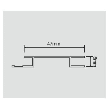 Profil WPC 5mm plinta la nivel 5507