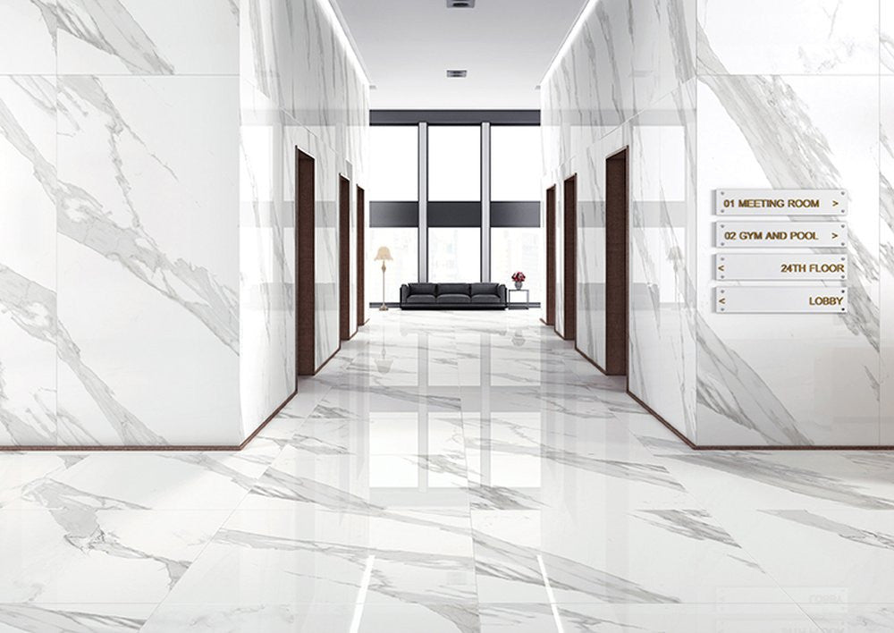 GRESIE ATTICA STATUARIO GLOSSY 80x160cm 2,56m2/cut