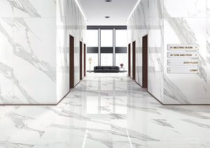 GRESIE ATTICA STATUARIO GLOSSY 80x160cm 2,56m2/cut