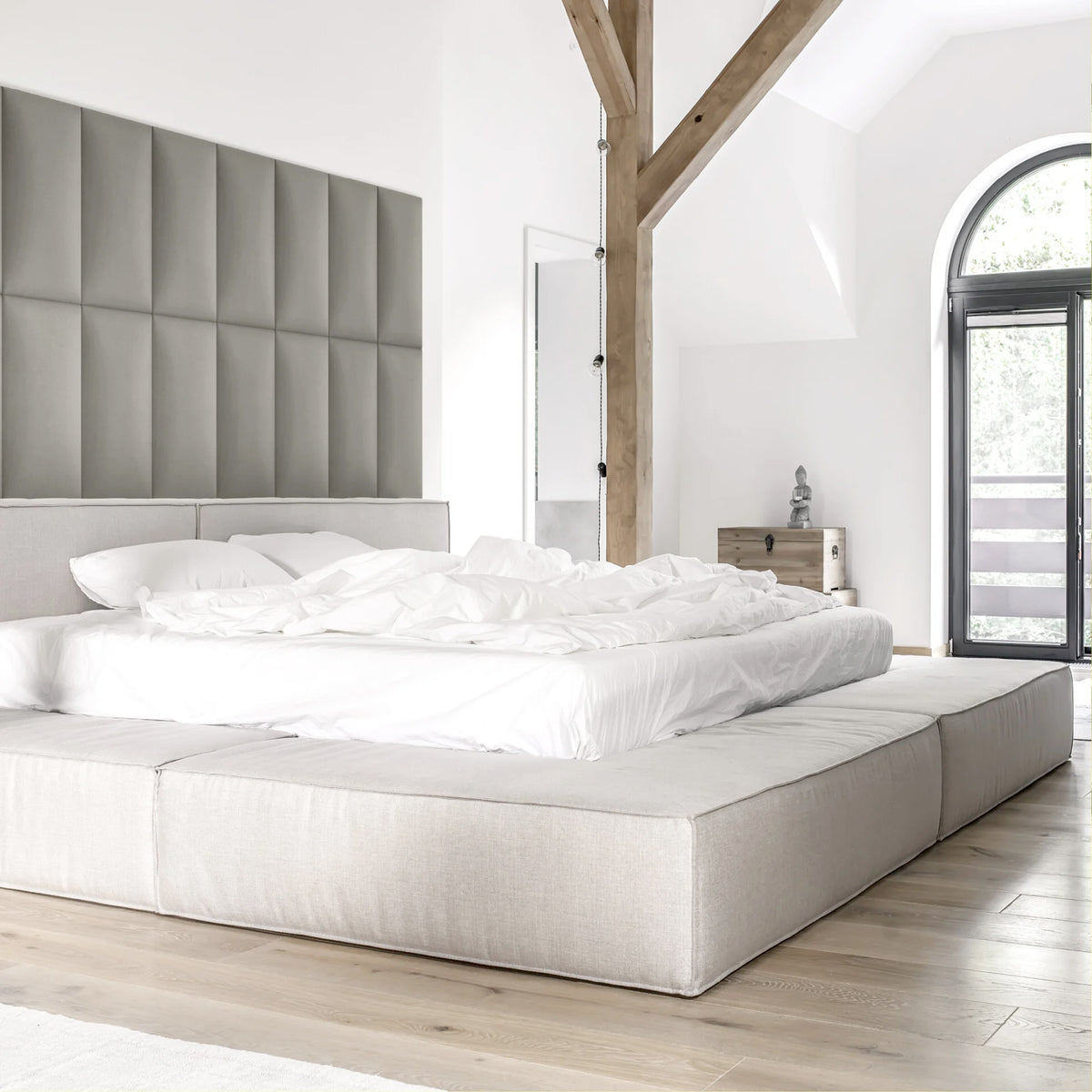 PANOU DECORATIV DREPTUNGHI 600x300x37mm GRI ME30