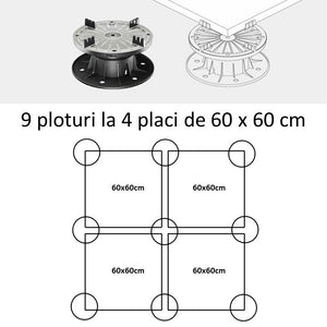 PIEDESTAL FIX 10MM PEYGRAN