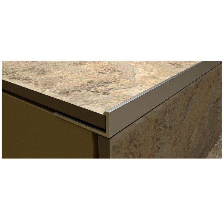 PROFIL ALUMINIU TERMINATIE DREAPTA 12mm 2,5m