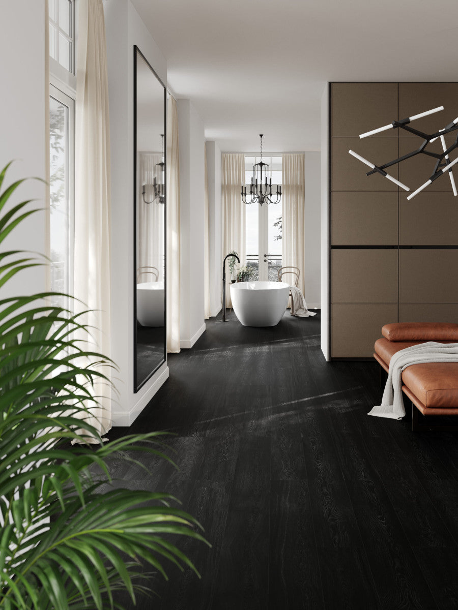 Parchet SPC WOOD U190 BLACK 0,6x20x150cm 1,80m2