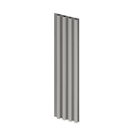 PANOU RIFLAT VILO M 16x265cm BRUSHED STEEL