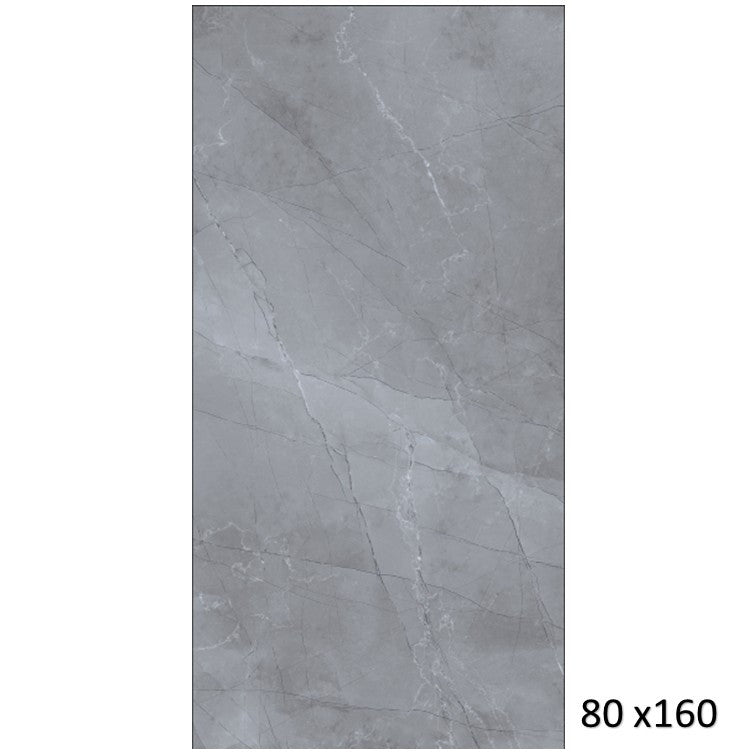 GRESIE JORDAN DARK GREY GLOSSY 80X160cm 2.56m2/cut