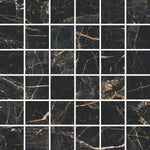 Mozaic Marquina Gold Rect Mat 29,7×29,7 cm
