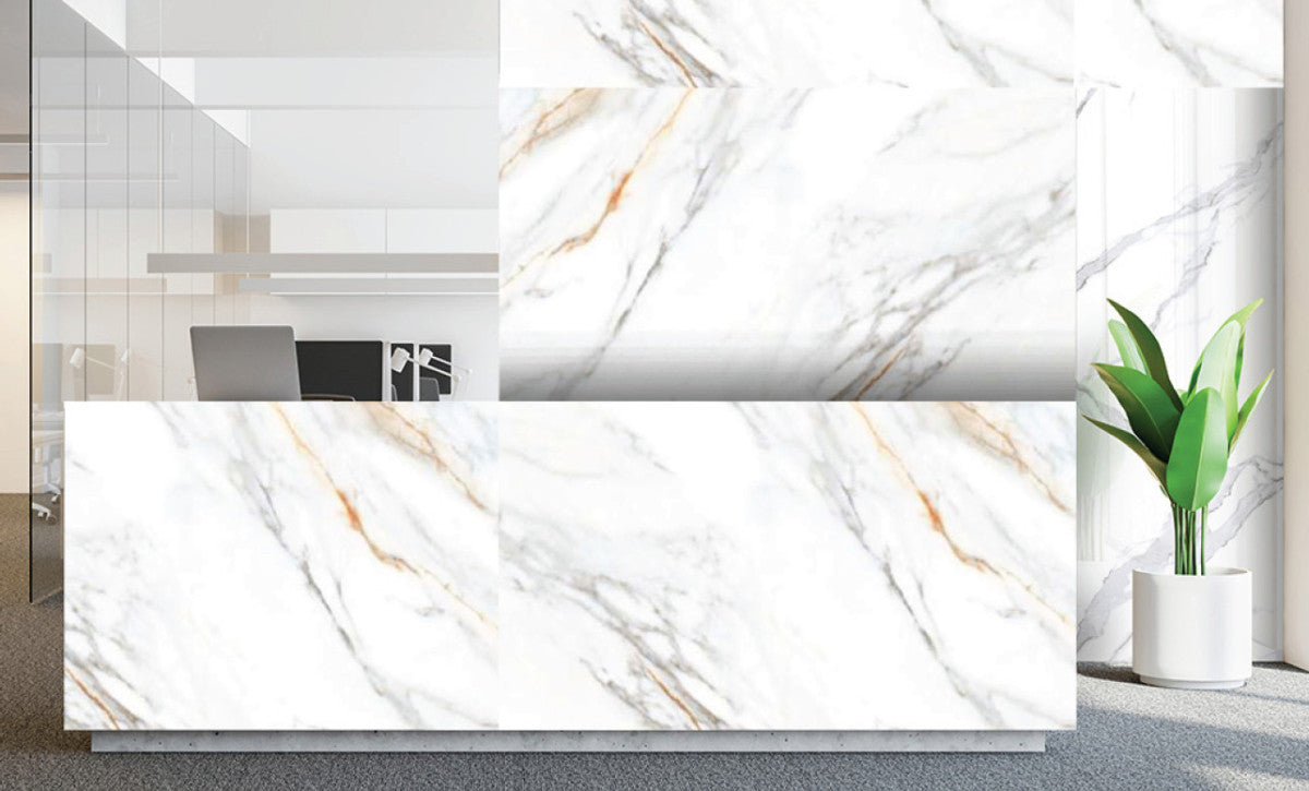 GRESIE MARVEL PLUS STATUARIO GLENZA GLOSSY LV 60X120 1.44M2/CUT