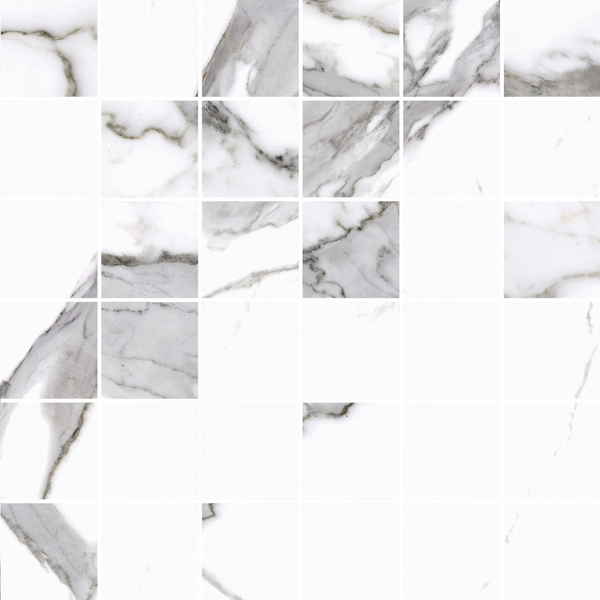MOSAIC CALACATTA WHITE POLER 29,7*29,7cm
