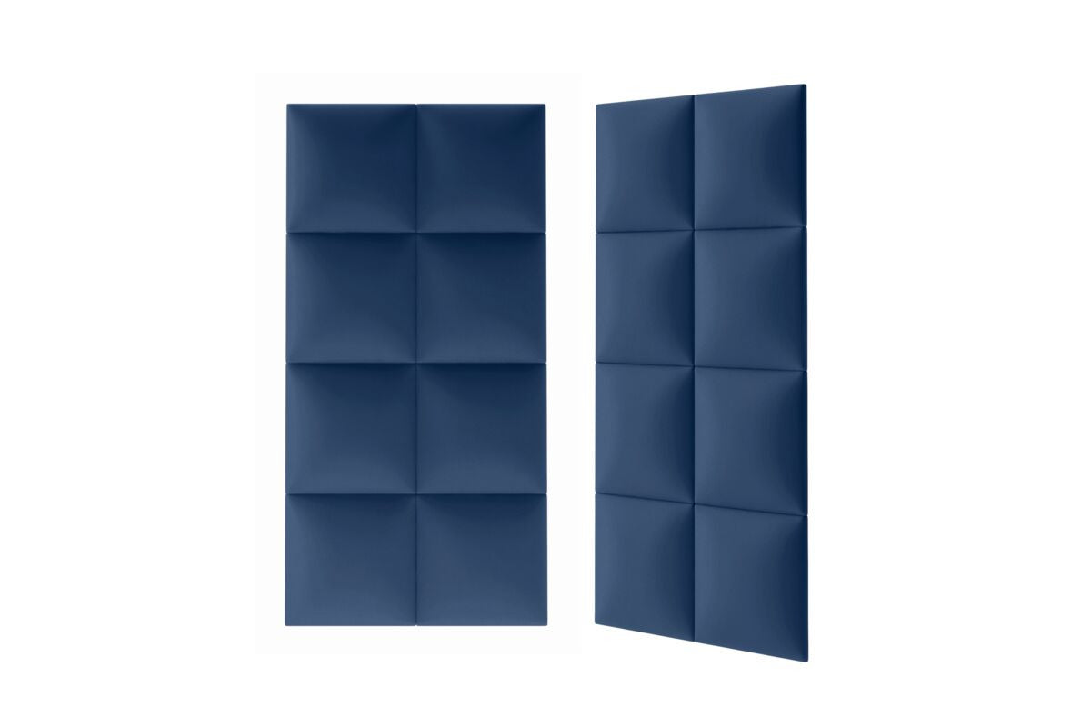 PANOU DECORATIV MELANGE PATRAT 300x300x37mm ALBASTRU ME15