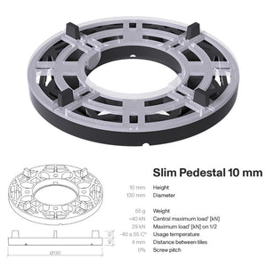 PIEDESTAL FIX 10MM PEYGRAN