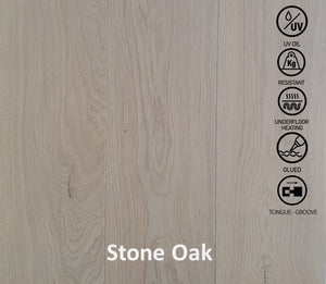 PARCHET MULTISTRAT PLANCK 190mm OIL-UV STONE OAK 13,2mm