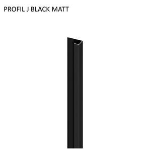 PROFIL TERMINATIE J VILO XL BLACK MATT