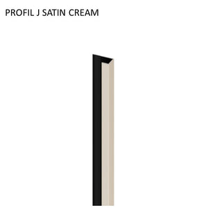 PROFIL TERMINATIE J VILO XL SATIN CREAM