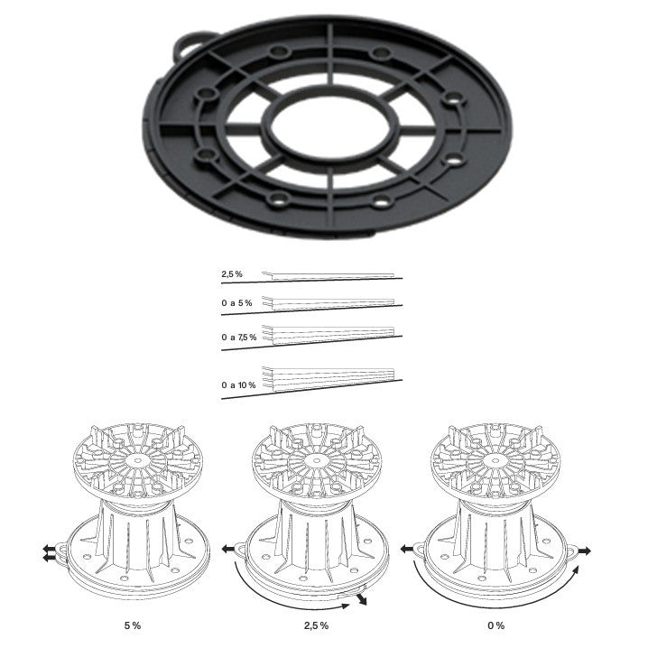 PIEDESTAL FIX 10MM PEYGRAN