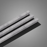 RIFLAJ MDF LINEA SLIM 3 URBAN/BLACK 30x144x2650mm
