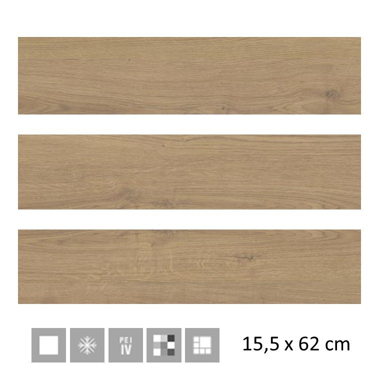 GRESIE YOSEMITE BEIGE 15,5x62cm 1,34m2/cut