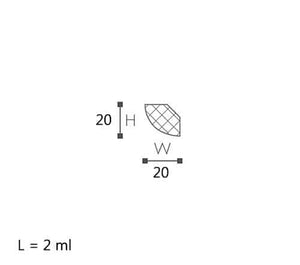 BAGHETA DECORATIVA QR 20x20x2000mm