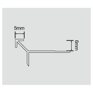 Profil WPC 5mm colt exterior 45 grade 5521
