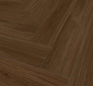 Parchet SPC Falquon HERRINGBONE P6005 MARRONE OAK 0,6x14,8x74cm 1,752m2