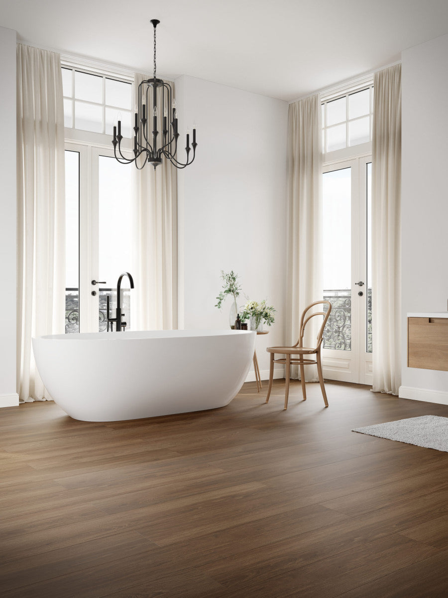 Parchet SPC Falquon WOOD P6005 MARRONE OAK 0,6x20x150cm 1,80m2