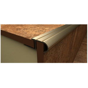 PROFIL ALUMINIU PENTRU TREAPTA GRESIE VENEZIA PLUS 2m