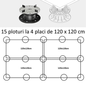 PIEDESTAL FIX 10MM PEYGRAN