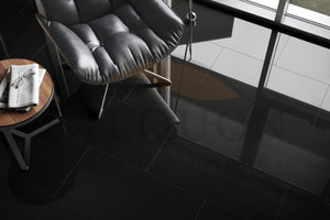 Parchet SPC STONE U190 MT mat SCHWARZ 0,6x40x80cm / 1,92m2