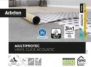 FOLIE ARBITON MULTIPROTEC VINYL CLICK ACOUSTIC 3IN1 2,2mm 1x7m2