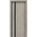 Usa interior Porta Doors FOCUS 4.A cu sticla neagra