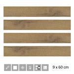 GRESIE HALIFAX HONEY 9,2x60cm 0,60m2/cut