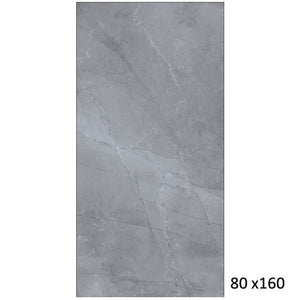 GRESIE JORDAN DARK GREY GLOSSY 80X160cm 2.56m2/cut
