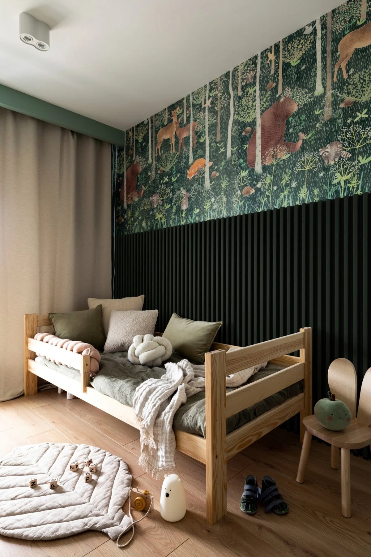 RIFLAJ MDF LINEA SLIM 3 BOTANIC/BLACK 30x144x2650mm