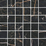 Mosaic Marquina Gold Poler 29,7×29,7 cm | Finisaje Premium - Ceramica Cluj Domio
