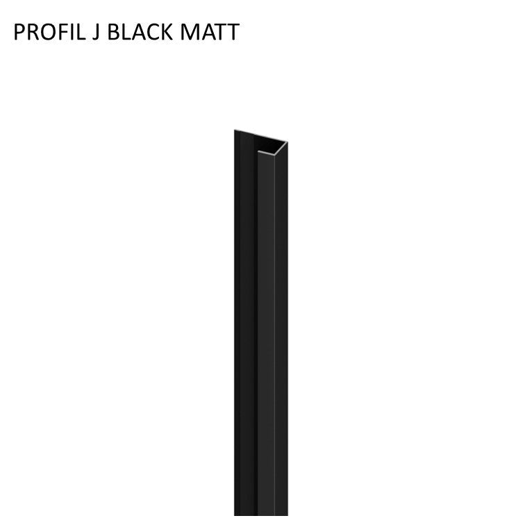 PROFIL TERMINATIE J VILO XL BLACK MATT