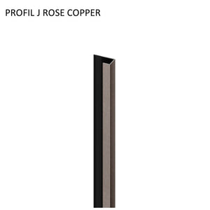 PROFIL TERMINATIE J VILO XL ROSE COPPER