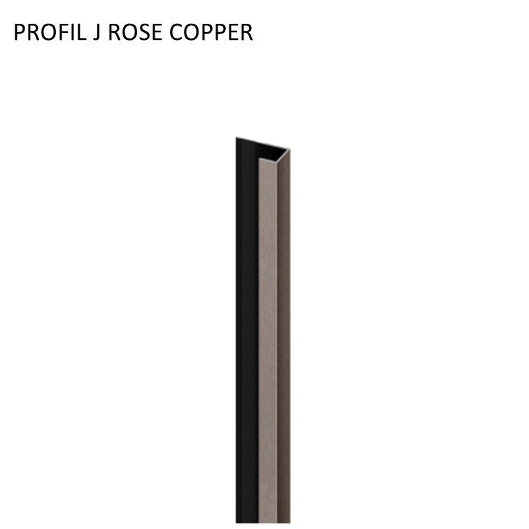 PROFIL TERMINATIE J VILO XL ROSE COPPER