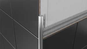 PROFIL ALUMINIU TERMINATIE ROTUND S20 6mm x 2,5m