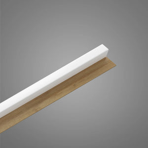 RIFLAJ MDF LINEA SLIM 1 WHITE/OAK 30x48x2650mm