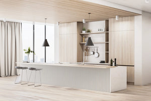 RIFLAJ MDF LINEA SLIM 1 WHITE/OAK 30x48x2650mm