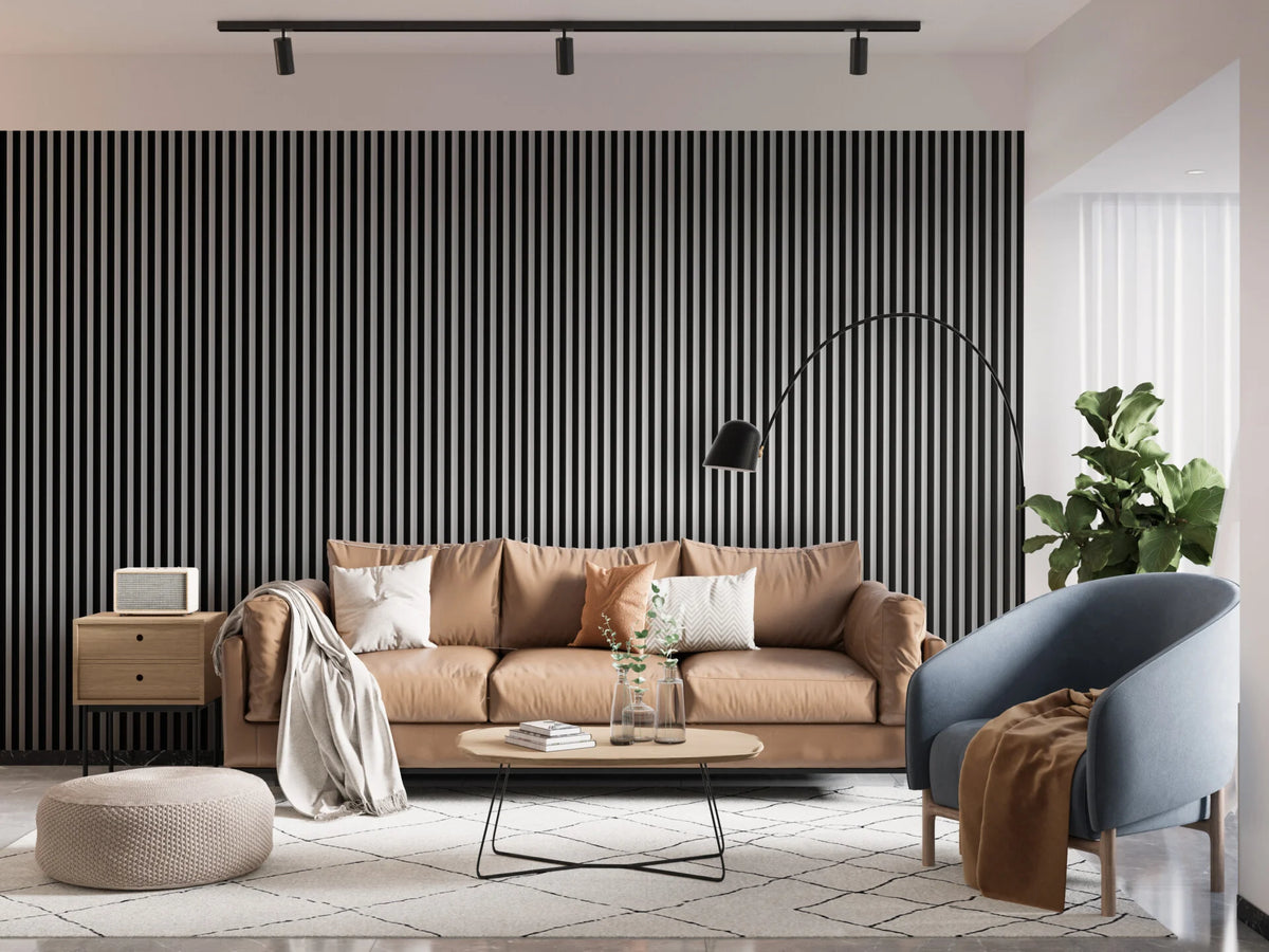 RIFLAJ MDF LINEA SLIM SINGLE BLACK 27x22x2650mm
