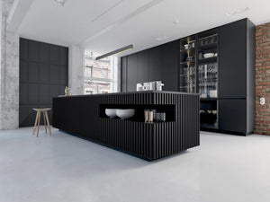 RIFLAJ MDF LINEA SLIM SINGLE BLACK 27x22x2650mm