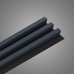 RIFLAJ MDF LINEA SLIM 3 WOODBLUE/BLACK 30x144x2650mm