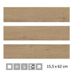 GRESIE YOSEMITE BEIGE 15,5x62cm 1,34m2/cut